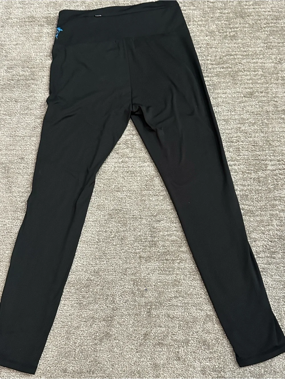 Women's WEAR by Erin Andrews Black Carolina Panther Full-Length Leggings